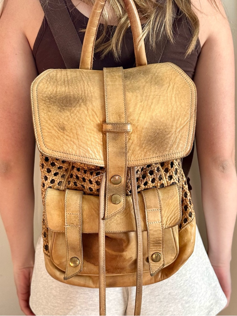 Bed Stu leather backpack